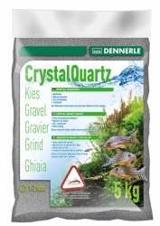 DENNERLE Písek Kristall-Quarzkies 5 kg, 1-2 mm, světle šedá