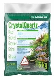 DENNERLE Písek Kristall-Quarzkies 5 kg, 1-2 mm, mechově zelená