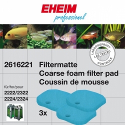 EHEIM Filtrační vložka pro filtr Eheim 2222 - 2324, Modrá 3 ks