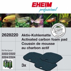 EHEIM Filtrační vložka s aktivním uhlím pro filtr Eheim 2222 - 2324 3 ks
