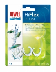JUWEL Náhradní díl Klipy k zářivkám T5, 4 ks pro reflektory HiFlex