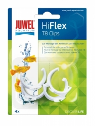 JUWEL Náhradní díl Klipy k zářivkám T8, 4 ks pro reflektory HiFlex
