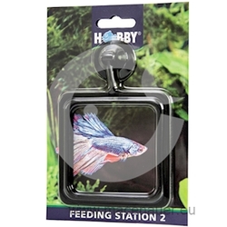 HOBBY Feeding Station 2 čtverec na krmení do akvária, 10x10 cm