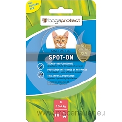 BOGAR Antiparazitikum pro kočky bogaprotect SPOT-ON cat S