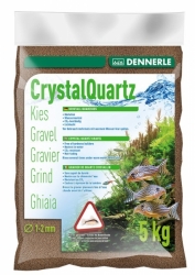 DENNERLE Písek Kristall-Quarzkies 5 kg, 1-2 mm, tmavě hnědá