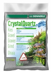DENNERLE Písek Kristall-Quarzkies 5 kg, 1-2 mm, světle šedá