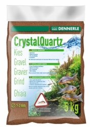 DENNERLE Písek Kristall-Quarzkies 5 kg, 1-2 mm, hnědá