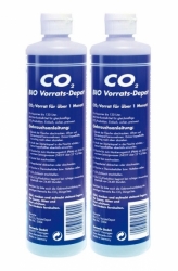 DENNERLE Zásobovací láhev BIO CO2 s kontrolním gelem, dvojité balení