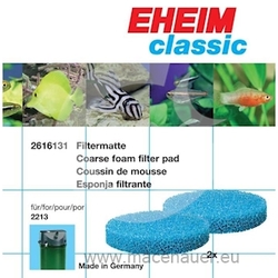 EHEIM Filtrační vložka pro filtr Eheim 2213, Modrá 2 ks
