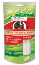 BOGAR Vatové ušní tyčinky Bogacare SENSITIVE EAR STICKS, pro psy, 30 ks