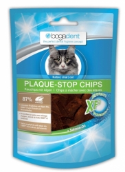BOGAR Dentální lupínky pro kočky Bogadent PLAQUE-STOP CHIPS, 50 g