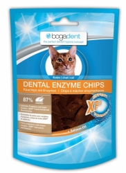 BOGAR bogadent DENTAL ENZYME CHIPS, kočka, 50g