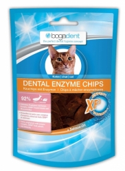 BOGAR bogadent DENTAL ENZYME CHIPS FISH, kočka, 50 g