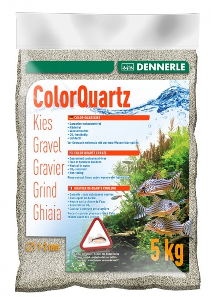 DENNERLE Písek Color-Quarzkies světle šedý 5 kg